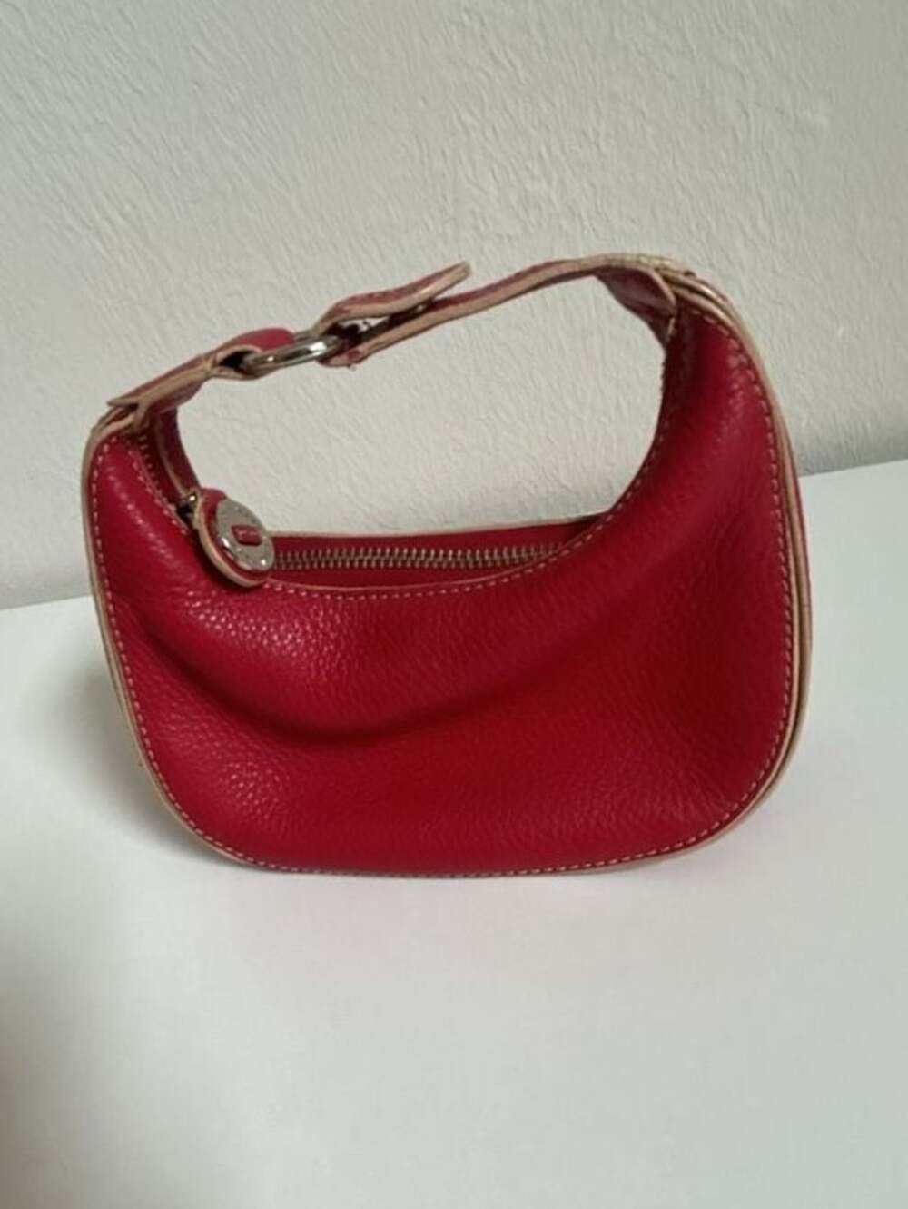 Cole Haan Red Mini Hobo Bag